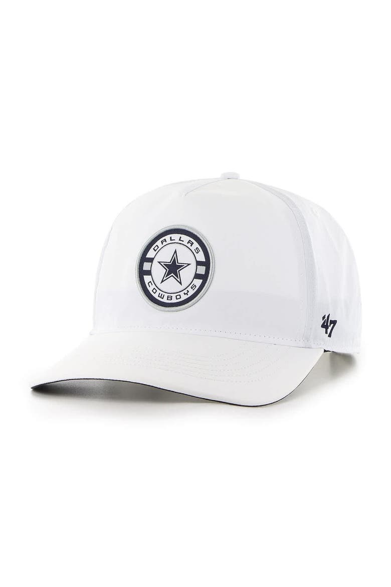 Men's '47 White Dallas Cowboys Strand Adjustable Hitch Hat, Main, color, White