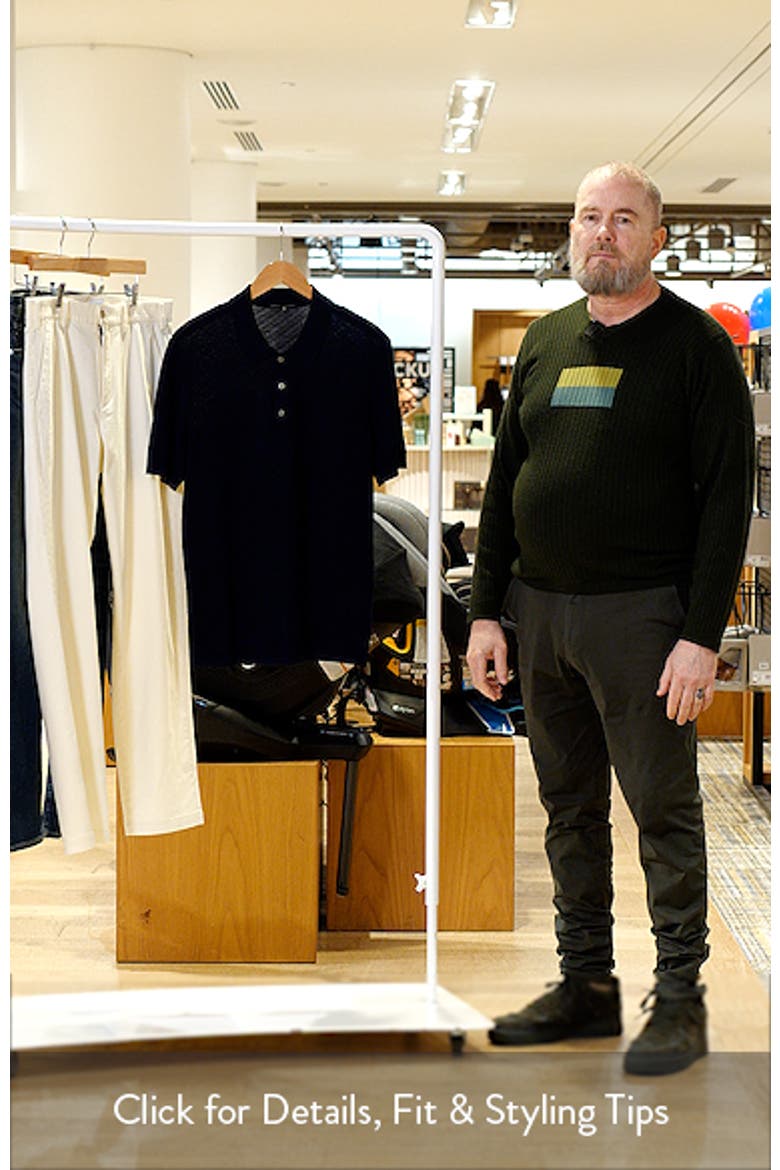 Skelling Textured Polo Sweater video