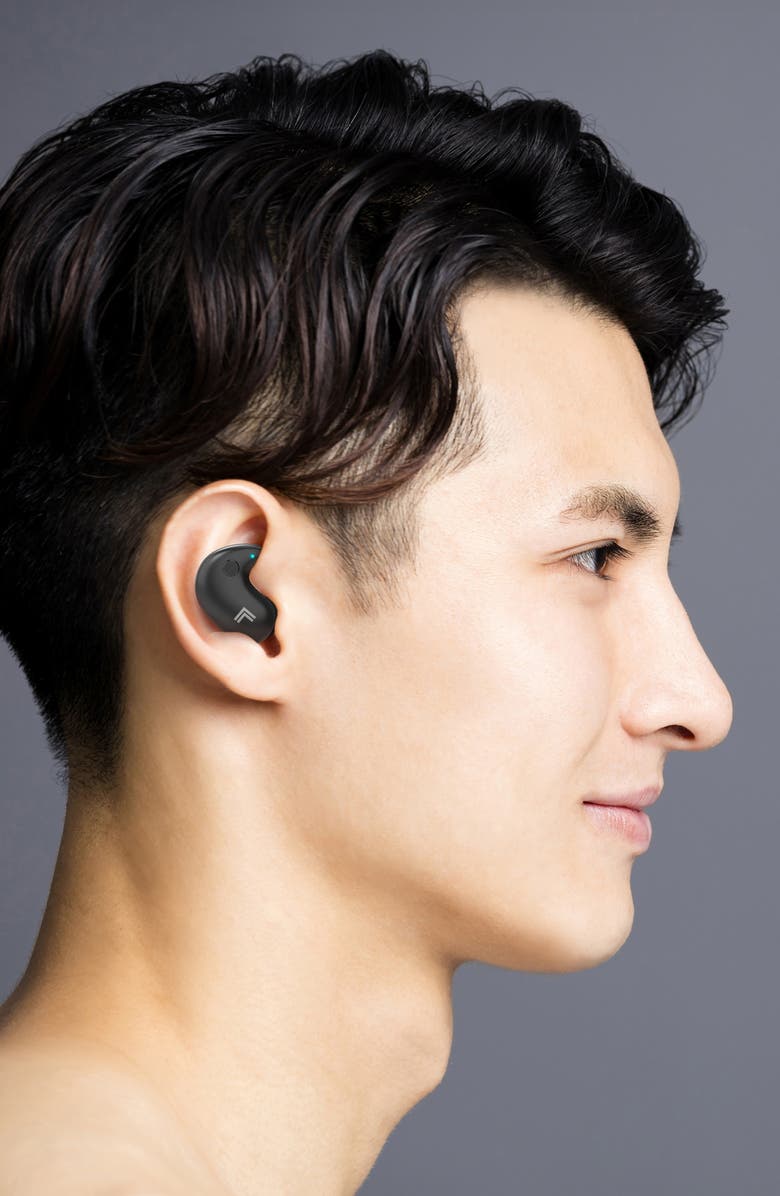 Sharper Image Sleep Haven Slim Wireless Earbuds, Alternate, color, Black