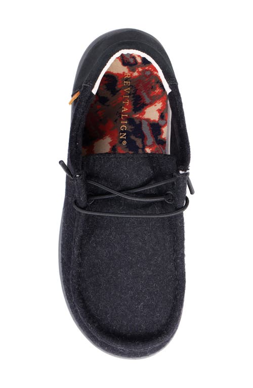 Revitalign Carefree Cozy Slip-on Sneaker In Black