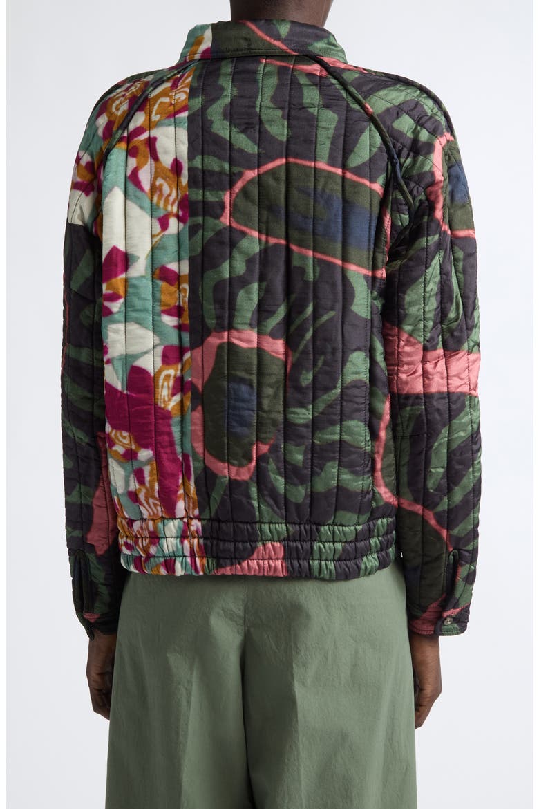Valoria Quilted Jacket, Alternate, color, KHAKI