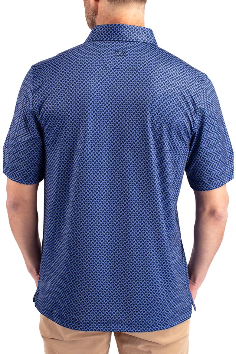 Geo Pattern Performance Polo, Alternate, color, NAVY BLUE