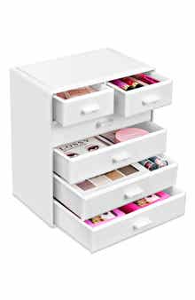 SORBUS Large 6 Drawer Makeup Case
