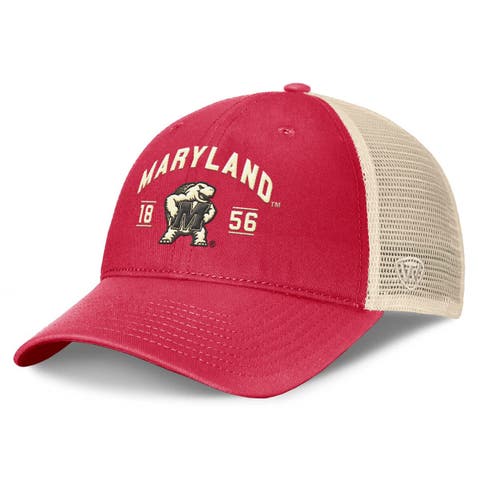 Men's Top of the World Red Maryland Terrapins Heritage Waylon Trucker Adjustable Hat
