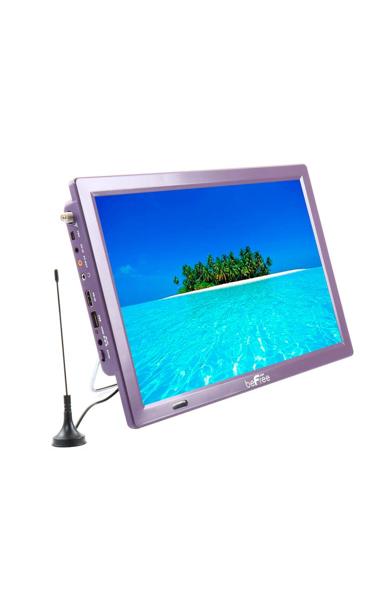 Befree Sound Portable Rechargeable 14in LED TV and Built-in Digital Tuner, Main, color,