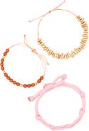 Leith 3-Pack Assorted Slider Bracelets