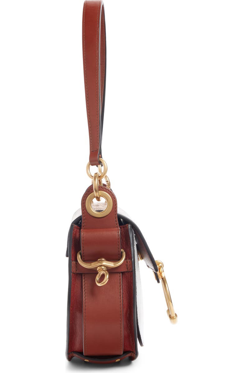 Chloé Small Tess Tricolor Embossed Leather Shoulder Bag, Alternate, color,