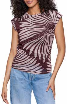 Sanctuary Charisma Cap Sleeve Mesh Top