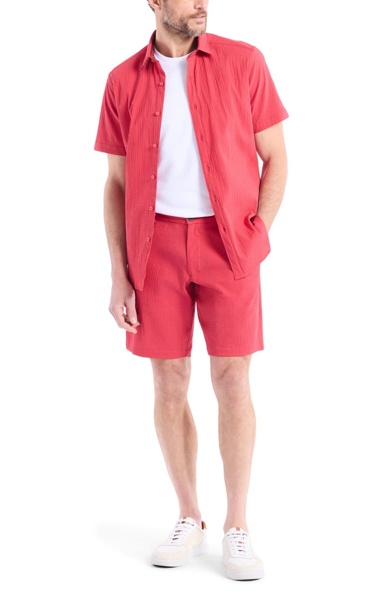 Robert Graham Thresher Crinkled Woven Shorts, Alternate, color,