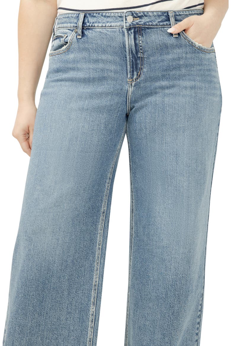 Suki Wide Leg Jeans, Alternate, color, WESTON