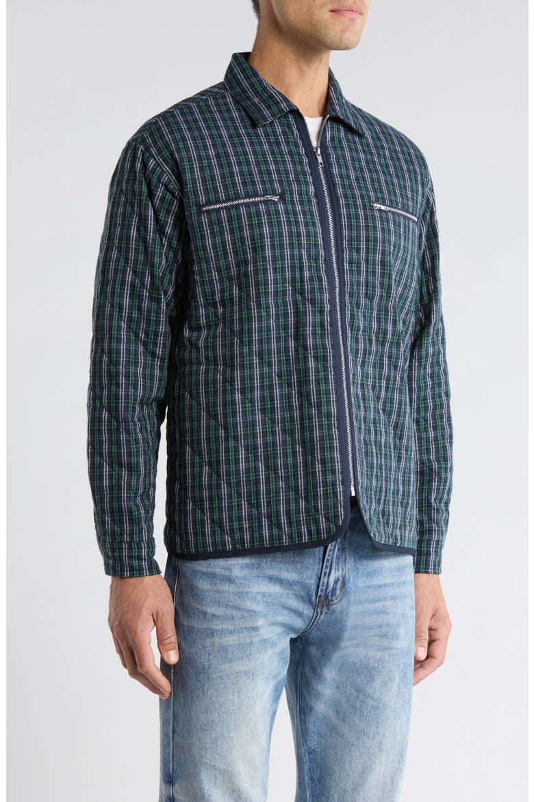 Daybreak Quilted Shirt Jacket, Alternate, color, NAVY