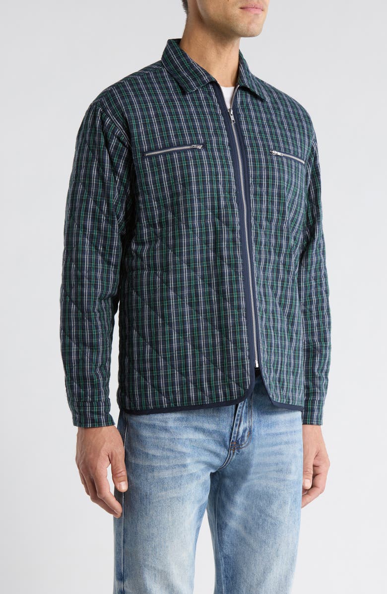 925 Originals Daybreak Quilted Shirt Jacket, Alternate, color, Navy