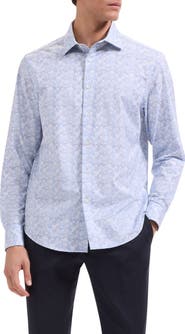 Bugatchi James OoohCotton® Floral Button-Up Shirt