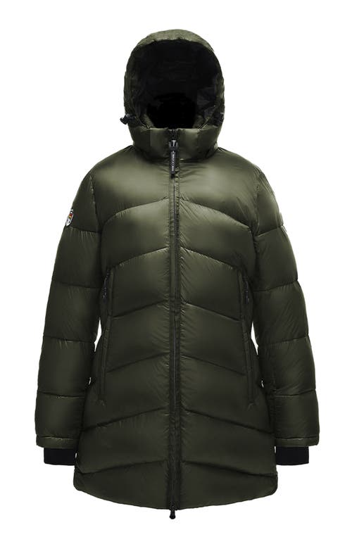 Triple F.a.t. Goose Puffer Down Parka In Green