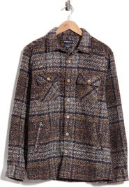 JASPER CLAY Plaid Shirt Jacket