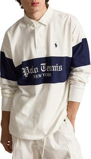 Polo Ralph Lauren US Open Polo Tennis Long Sleeve Rugby Shirt