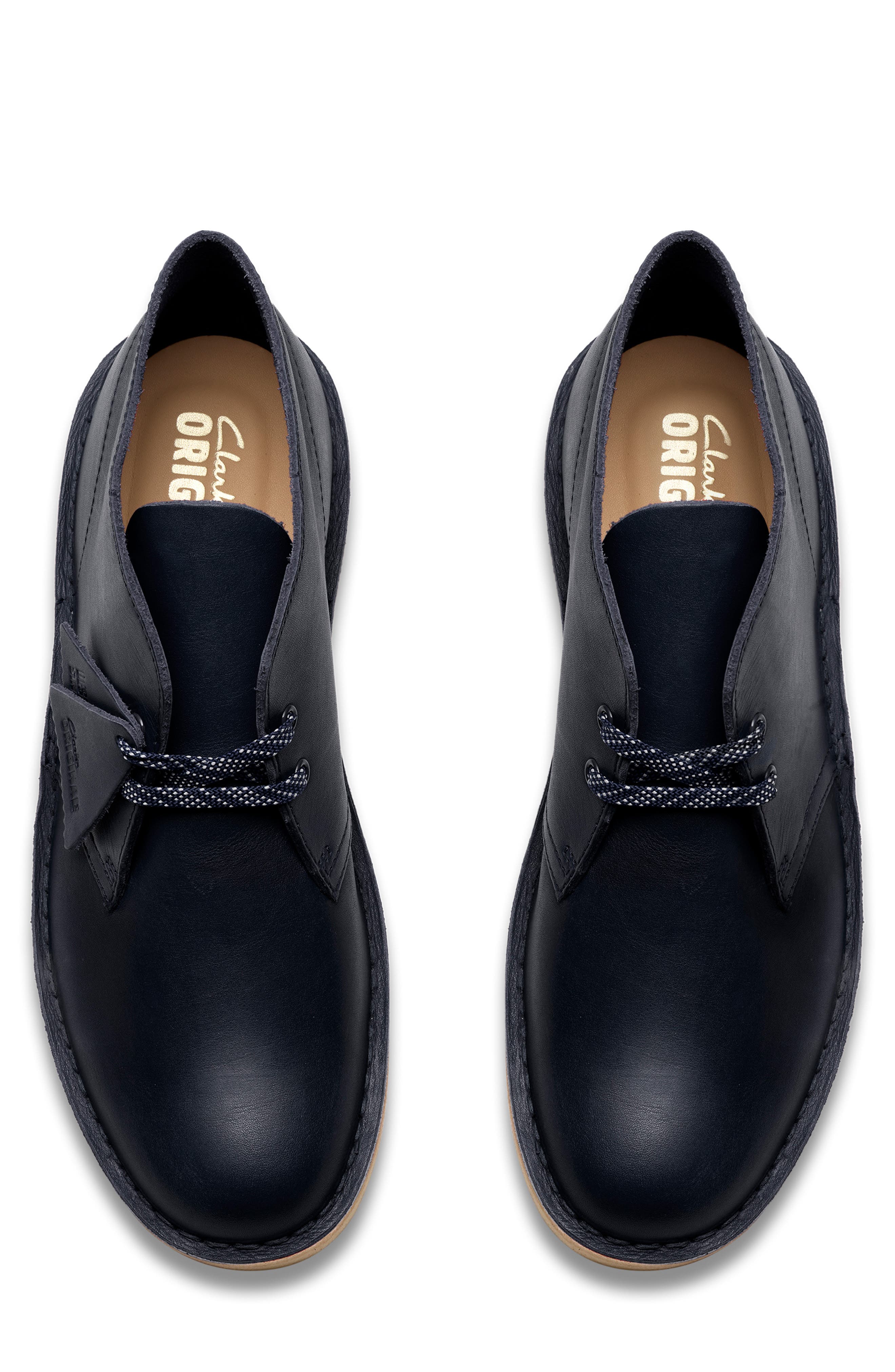 Clarks<sup>®</sup> Desert Chukka Boot, Alternate, color, Navy Leath