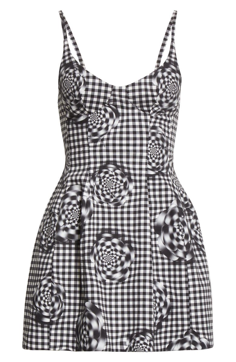 Brandon Maxwell The Bubble with Bonded Bustier Minidress, Alternate, color, 