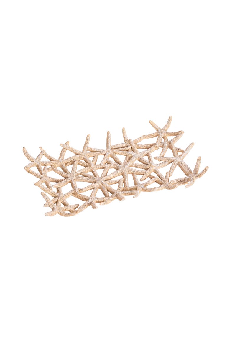Sea Star Large Decorative Center Piece Figurine, Alternate, color, Beige