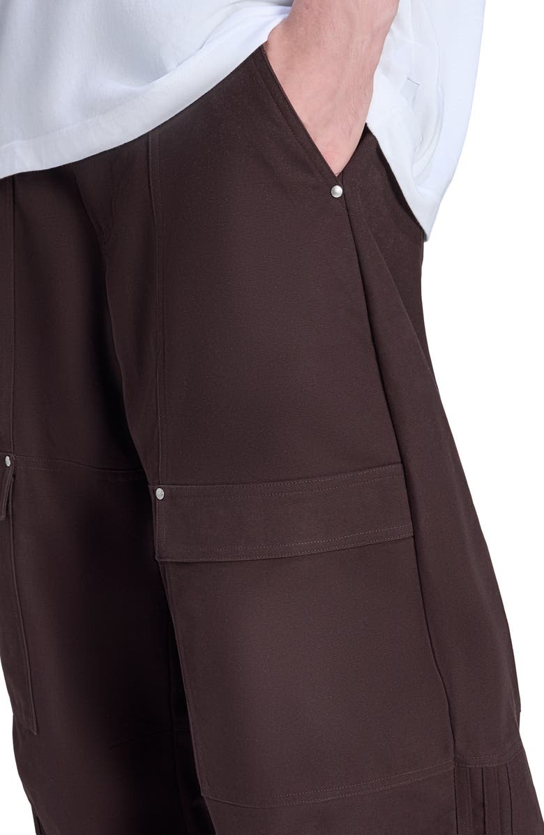 adidas Originals Loose Fit Canvas Cargo Pants, Alternate, color, 