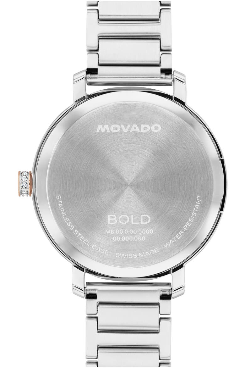 Bold Evolution 2.0 Bracelet Watch, 34mm, Alternate, color, SILVER