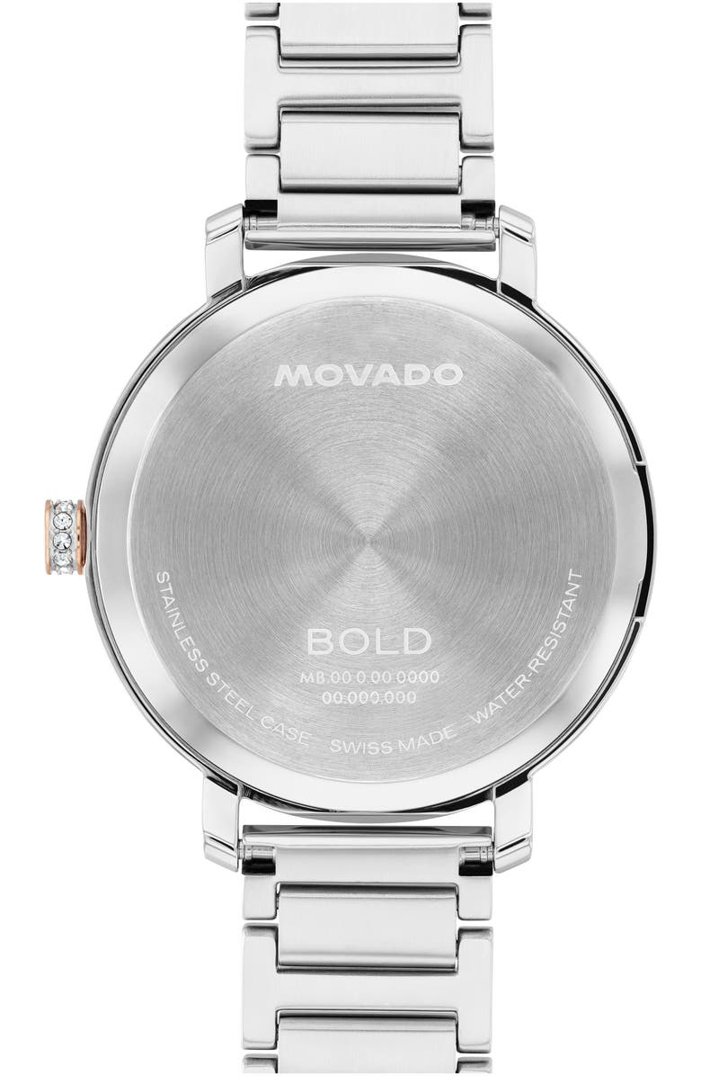 Movado Bold Evolution 2.0 Bracelet Watch, 34mm, Alternate, color, Silver