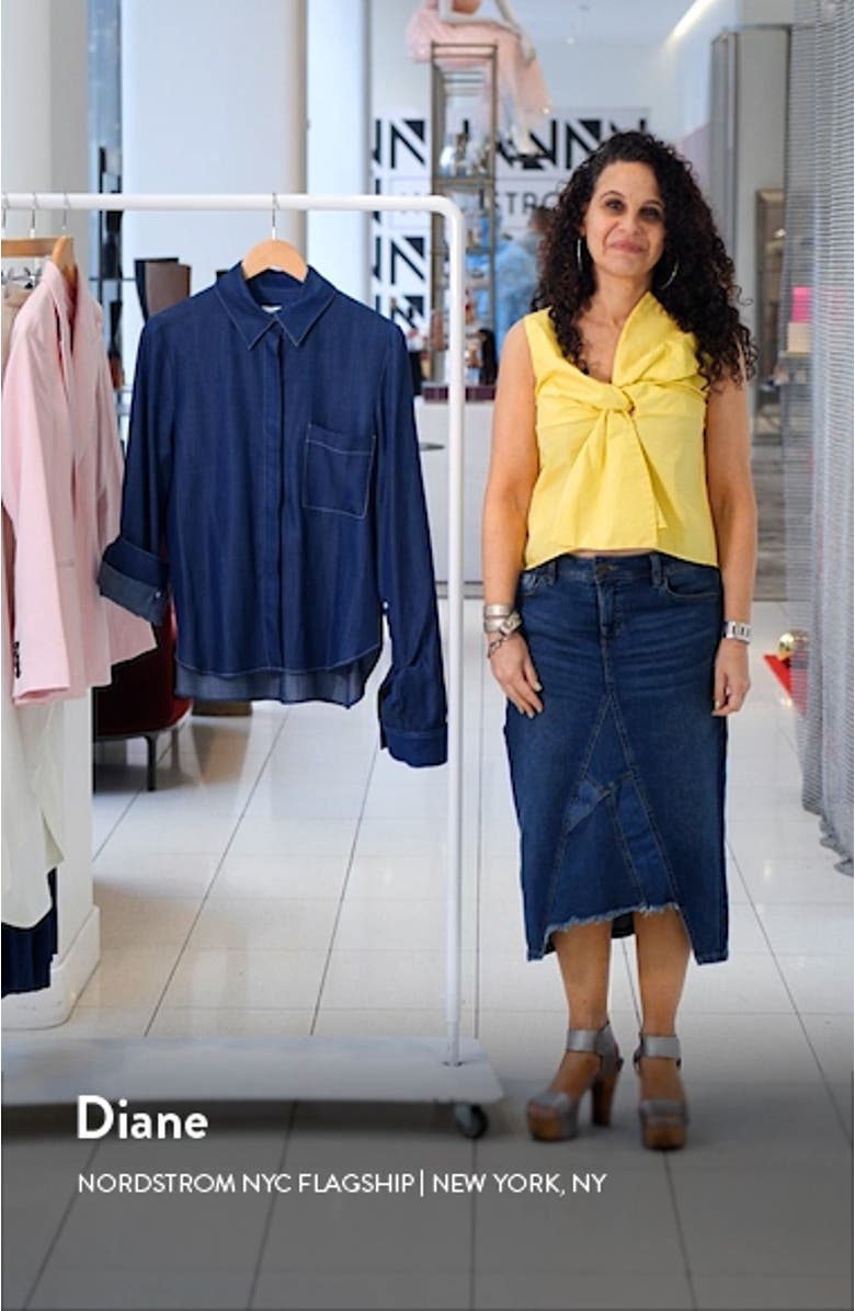 Boyfriend Denim Shirt, sales video thumbnail