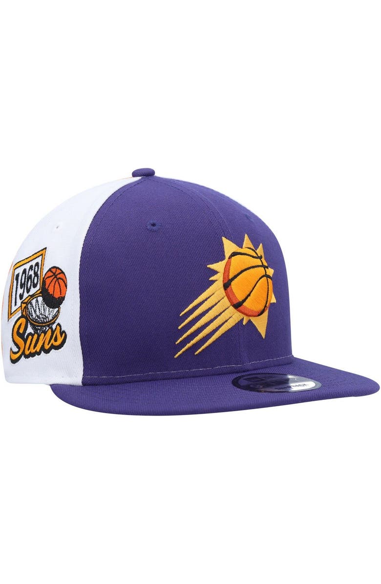 New Era Men's New Era Purple Phoenix Suns Pop Panels 9FIFTY Snapback Hat, Main, color,