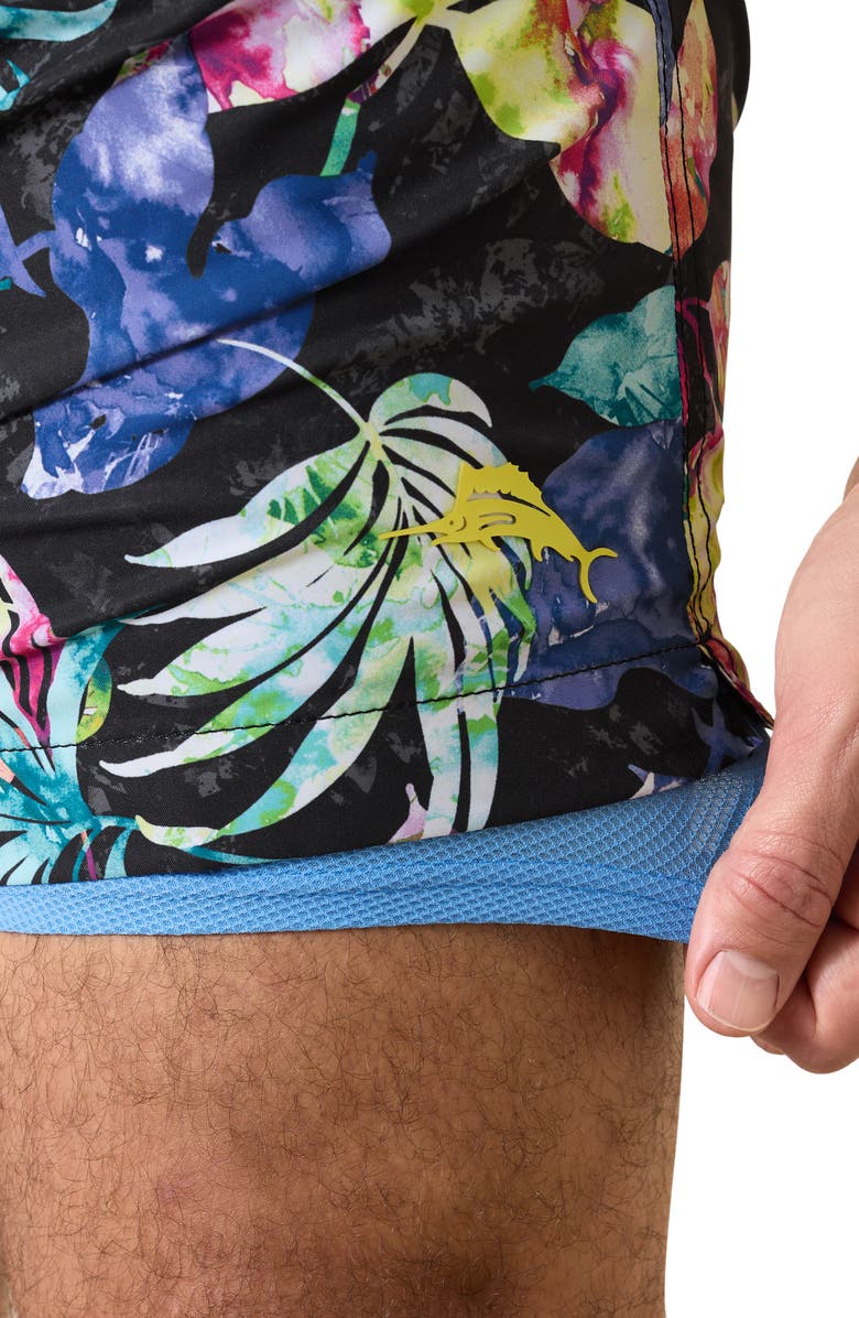 Tommy Bahama Baja Hasta La Fuego Floral Swim Trunks, Alternate, color,