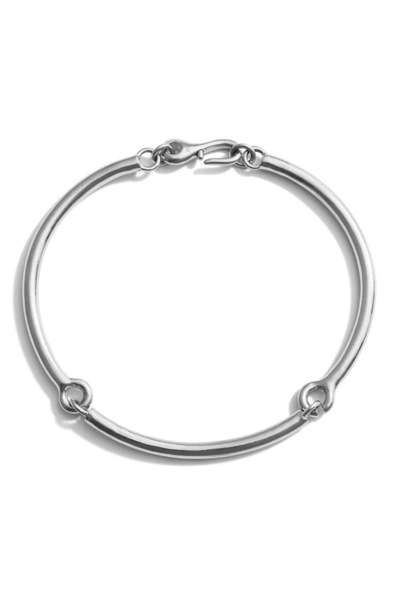 Collector Sterling Silver Cuff Bracelet, Main, color, 925 STERLING SILVER