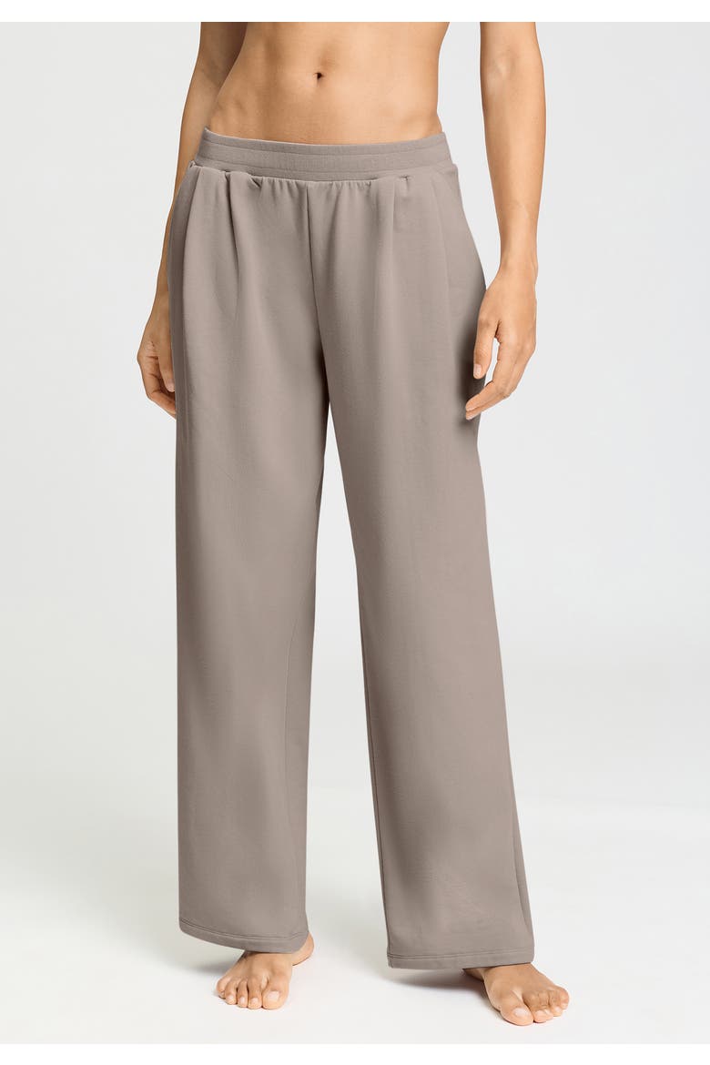 Natural Living Cotton Blend French Terry Pants, Alternate, color, Rose Grey