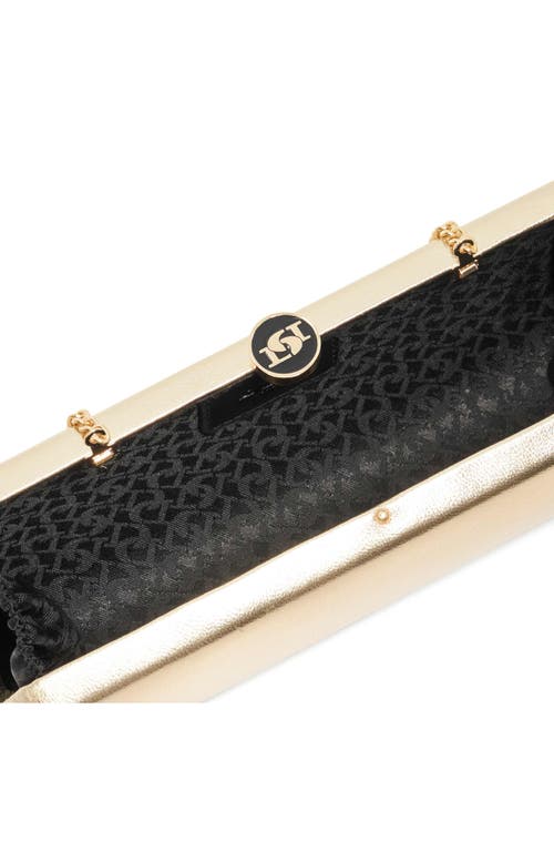 Dune London Belinda Frame Clutch In Gold