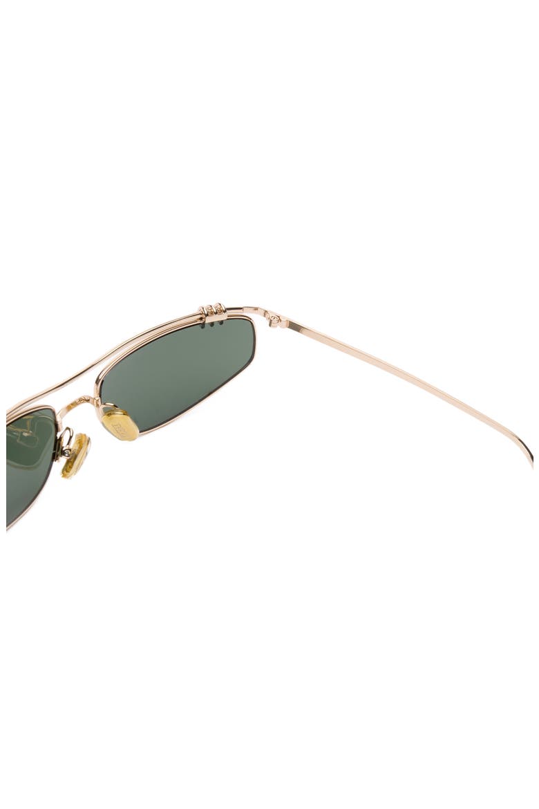 Linked Up Sunglasses, Alternate, color, LINKED UP GOLD / DARK MOSS