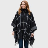 London Fog Women's Plaid Ruana