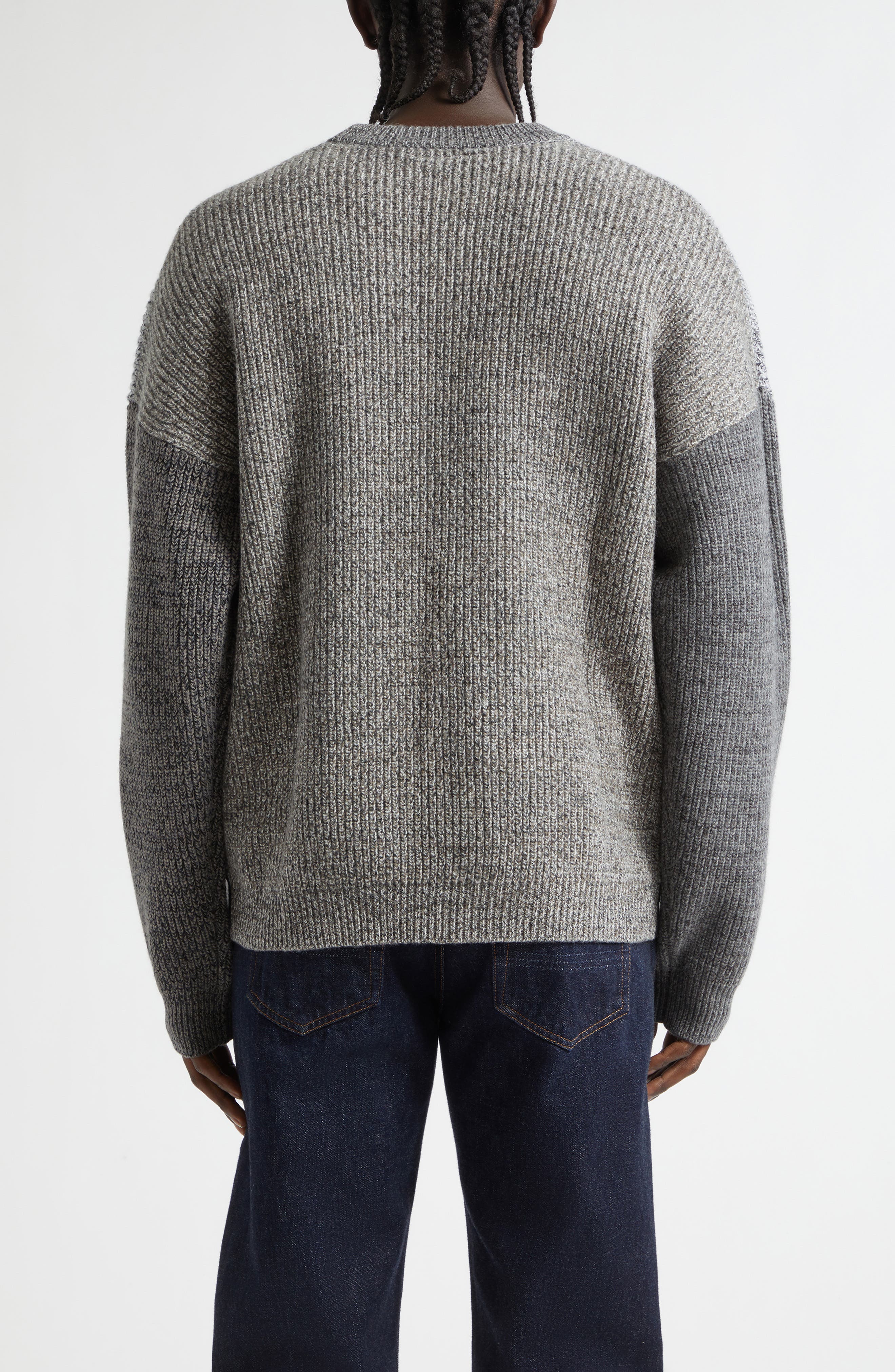 Odd Colorblock Wool Blend Sweater - image 2
