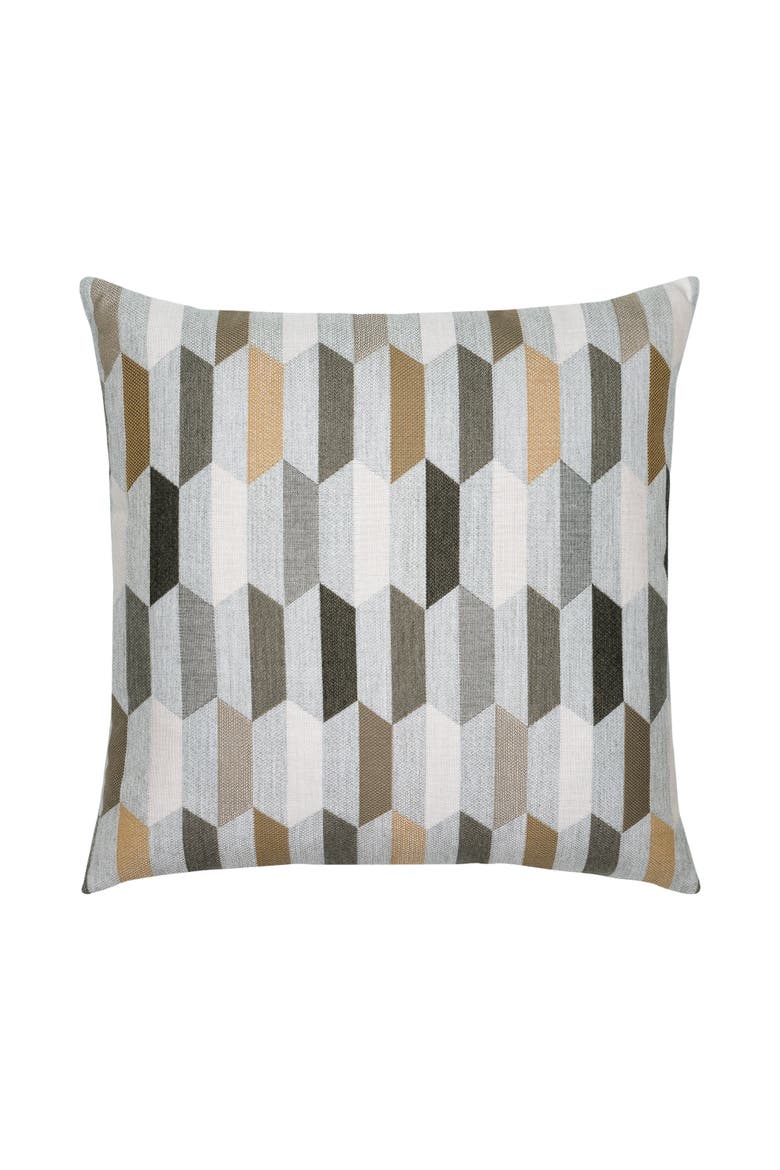 Chiseled Camel Jacquard Indoor & Outdoor Woven Accent Pillow, Main, color, Camel
