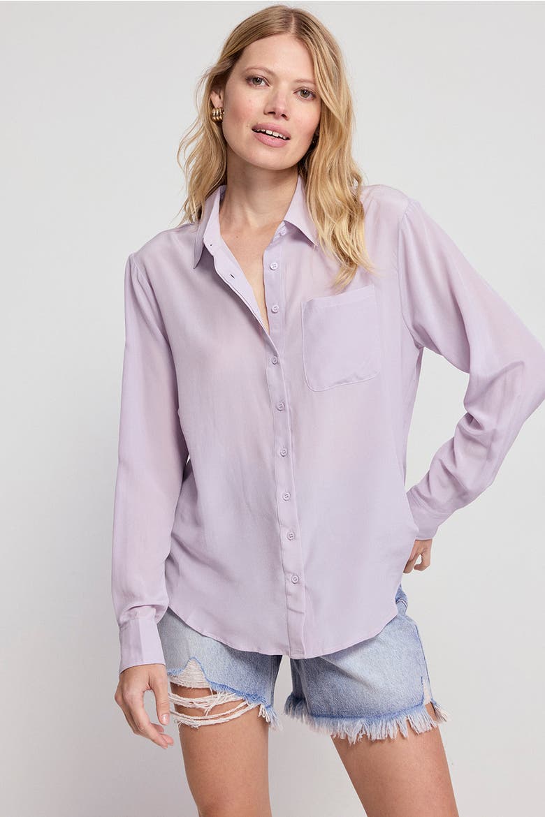 The Silk Shirt, Alternate, color, Lavender
