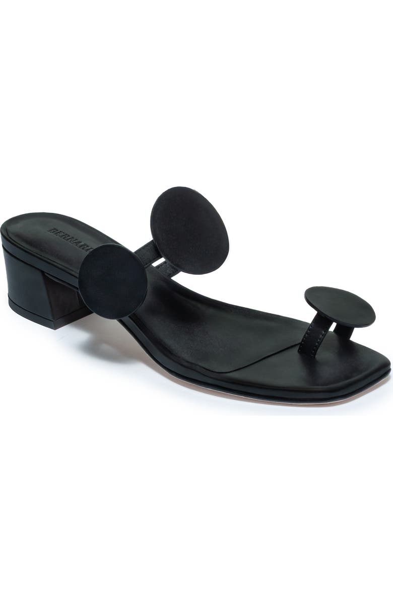 Bernardo Footwear Jupiter Moon Heeled Sandal, Alternate, color, Black
