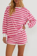 Beach Riot Cyra Striped Terry Top
