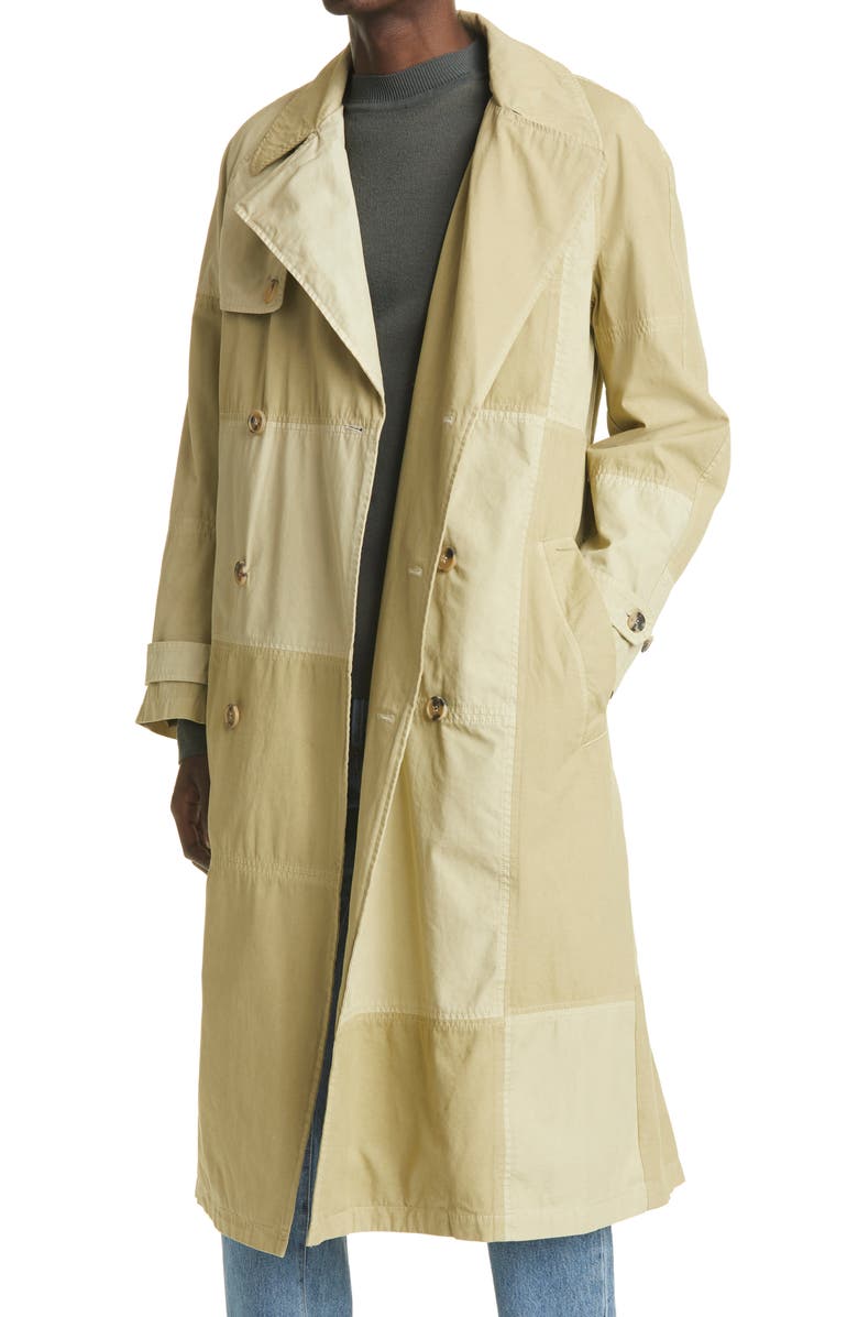 JW Anderson Unisex Patchwork Trench Coat, Alternate, color,