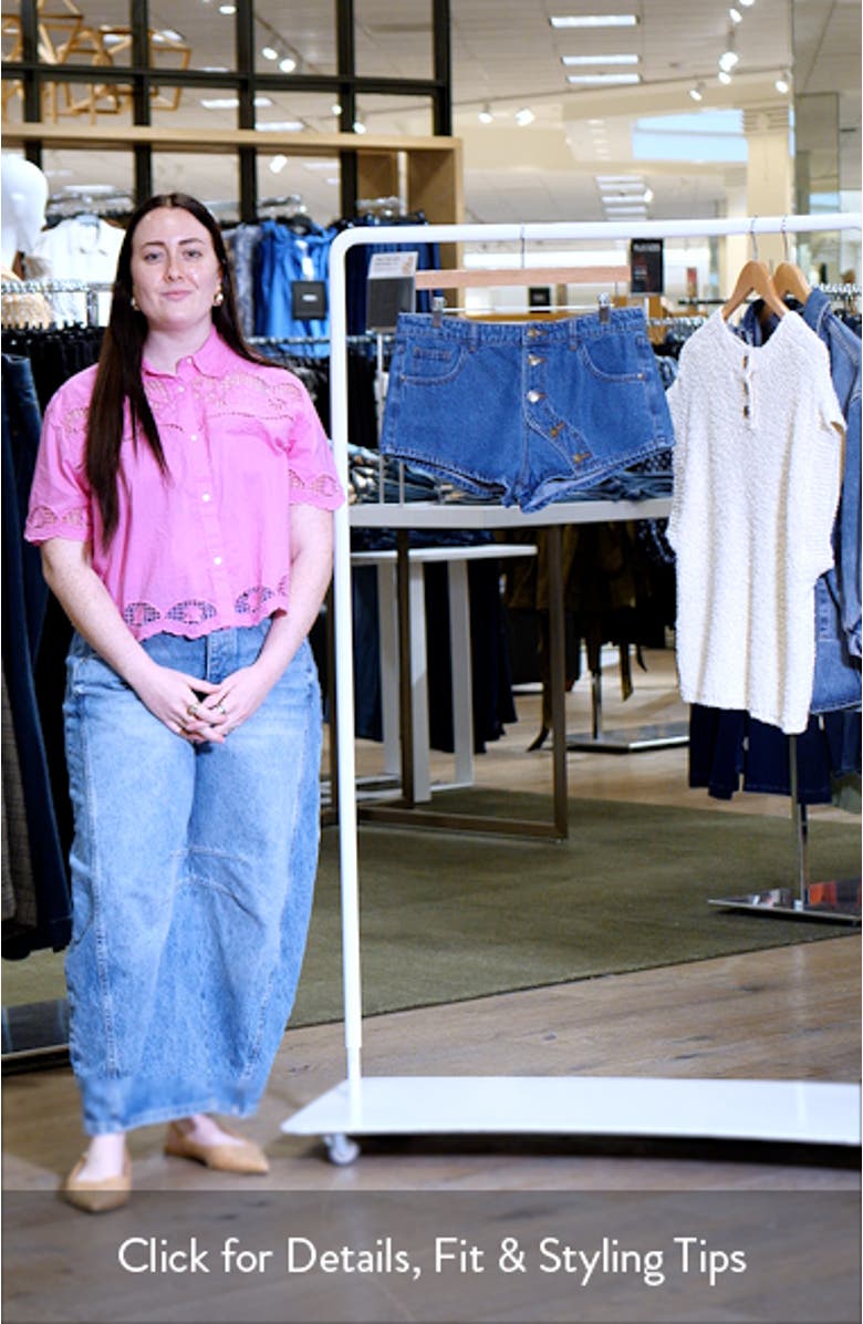 Sundrenched Low Rise Denim Shorts, sales video thumbnail