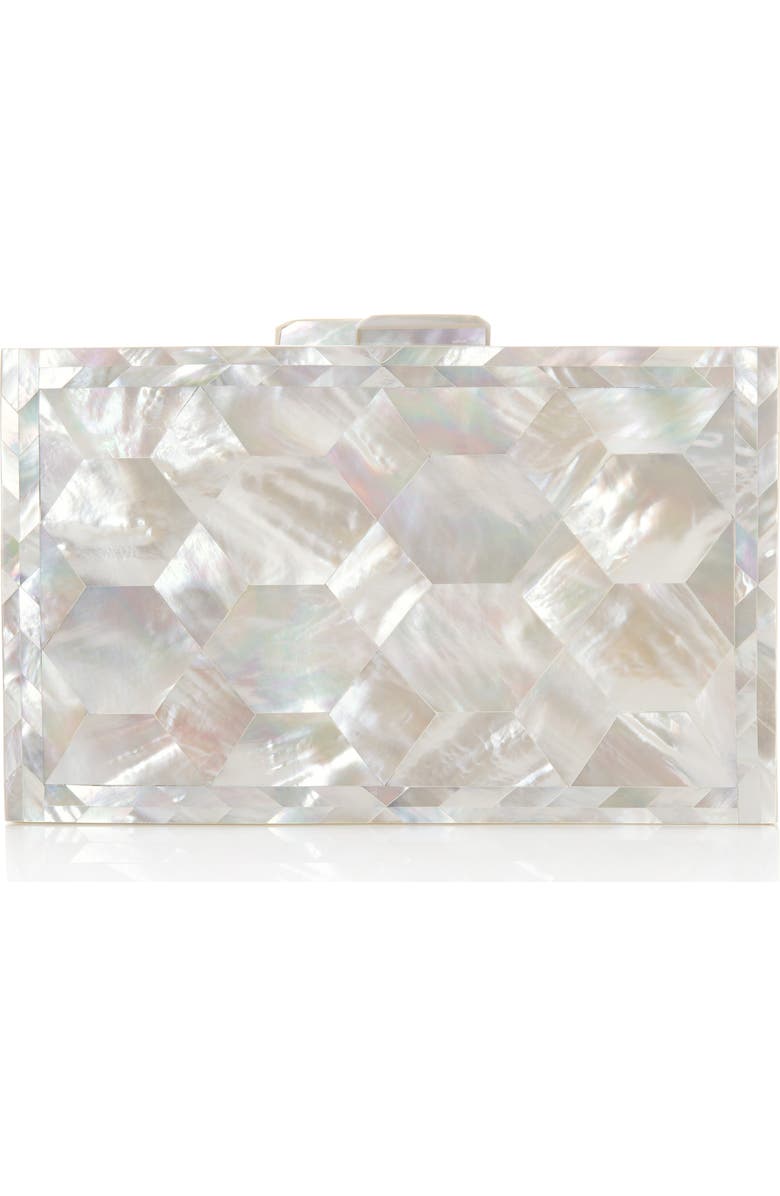 Freya Rose Athena Ivory Mother of Pearl Bag, Main, color, Ivory