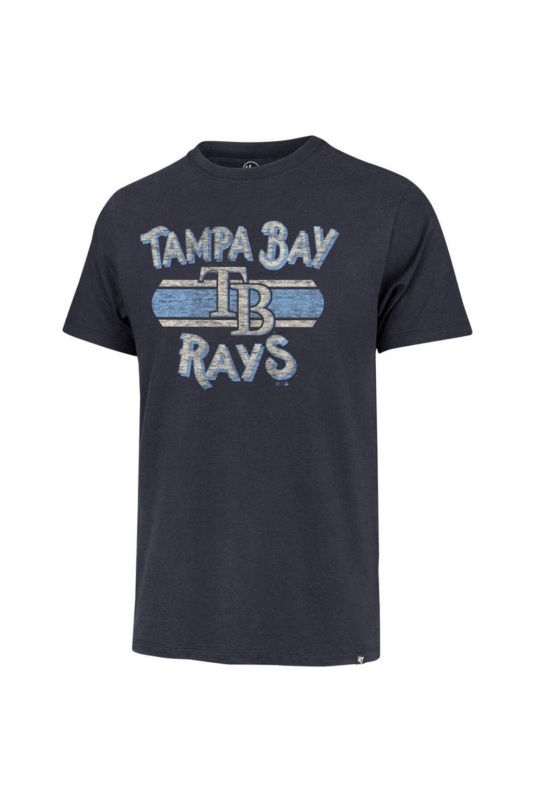 Men's '47 Navy Tampa Bay Rays Renew Franklin T-Shirt, Alternate, color, Navy