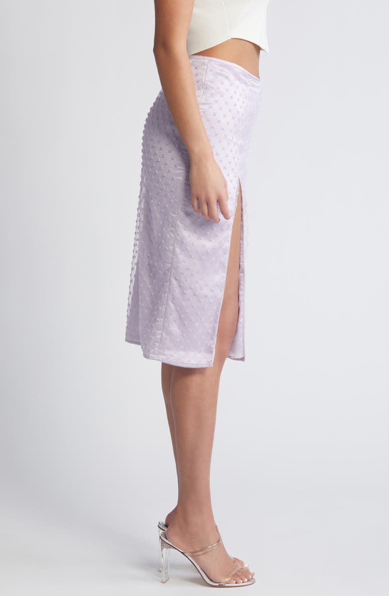 Mistress Rocks Beaded Mesh Midi Skirt, Alternate, color, Foggy Lavender