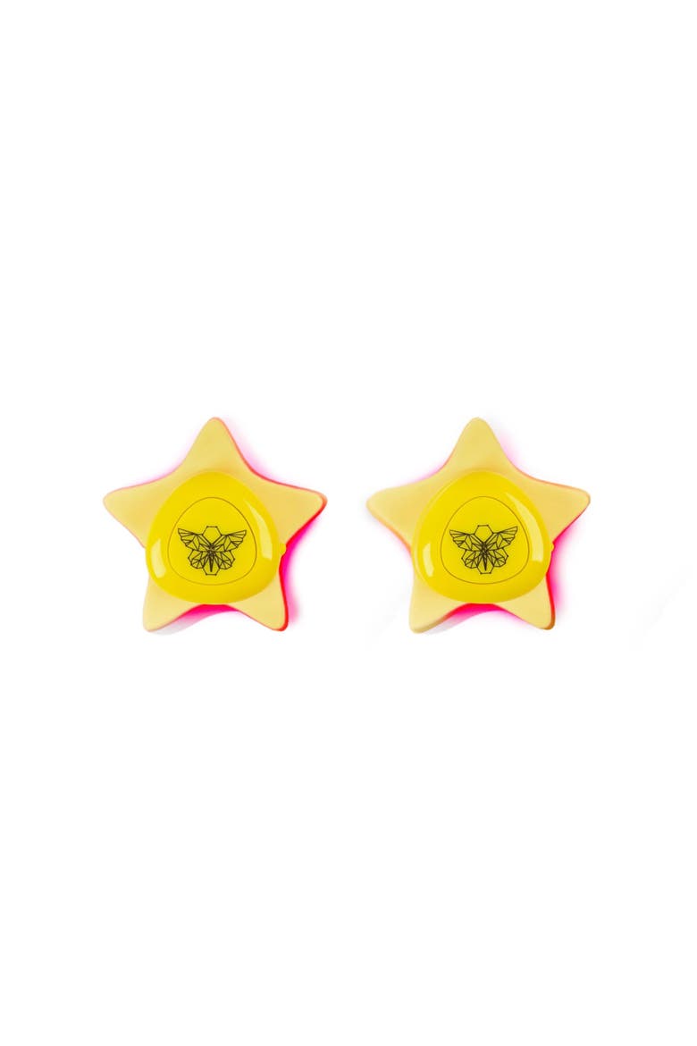 SuperStar Pimple Patches Red  and Blue Light Therapy, Alternate, color, Pastel Yellow