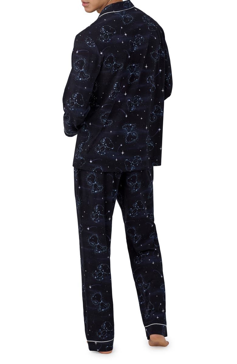 BedHead Pajamas x Peanuts<sup>®</sup> Celestial Snoopy Print Stretch Organic Cotton Pajamas, Alternate, color, 