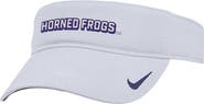 Nike Men's Nike White TCU Horned Frogs 2025 On-Field Ace Performance Adjustable Visor