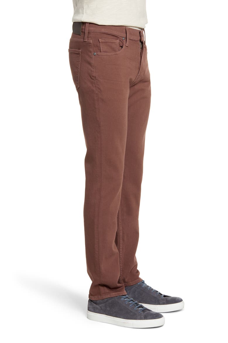 Transcend Federal Slim Straight Leg Jeans, Alternate, color, TERRACOTTA CLAY