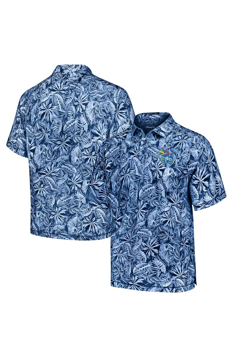 Tommy Bahama Men's Tommy Bahama Blue Kansas Jayhawks Tropical Score IslandZone Polo, Alternate, color, 