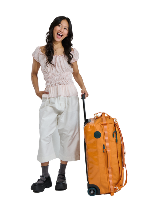 Baboon To The Moon Go-bag Roller Big 55l In Brown